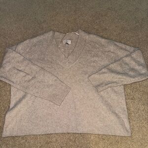 Universal Thread Soft V-Neck Sweater in tan